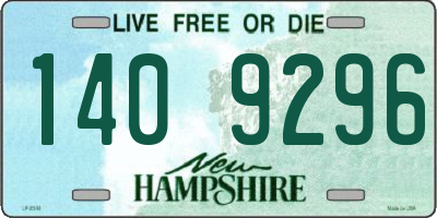 NH license plate 1409296