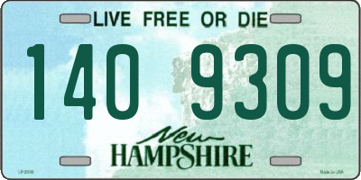 NH license plate 1409309