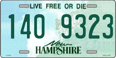 NH license plate 1409323