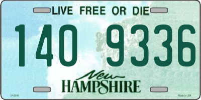 NH license plate 1409336