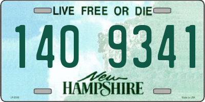 NH license plate 1409341