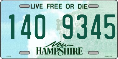 NH license plate 1409345