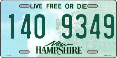 NH license plate 1409349