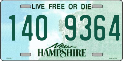 NH license plate 1409364