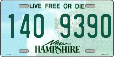 NH license plate 1409390