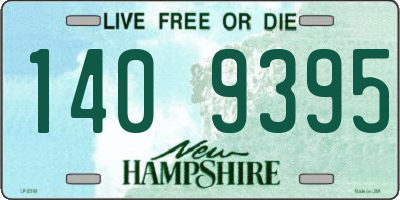 NH license plate 1409395