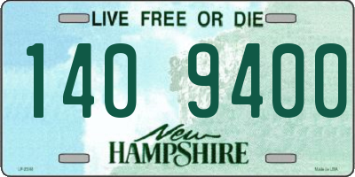 NH license plate 1409400