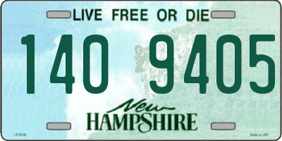 NH license plate 1409405
