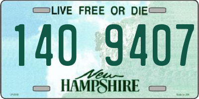 NH license plate 1409407