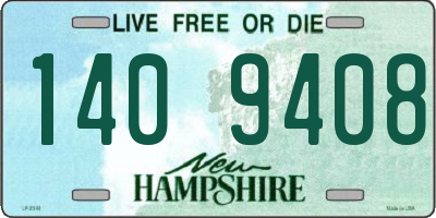 NH license plate 1409408