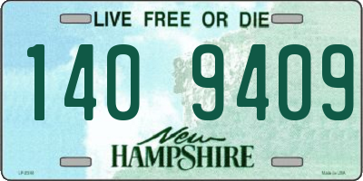 NH license plate 1409409