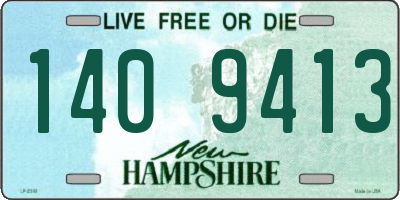 NH license plate 1409413
