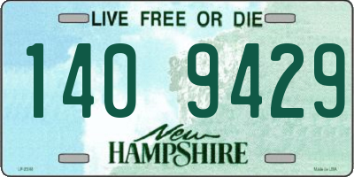 NH license plate 1409429