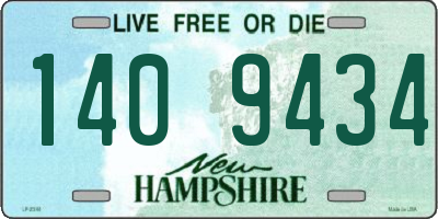 NH license plate 1409434