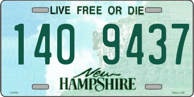 NH license plate 1409437