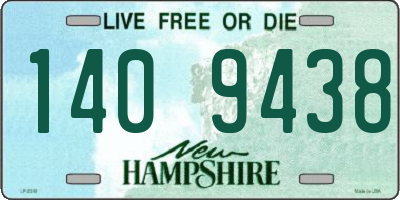 NH license plate 1409438