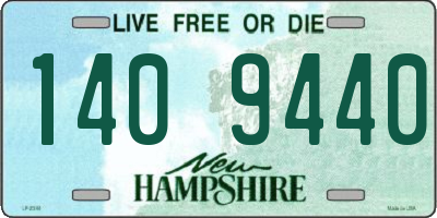 NH license plate 1409440