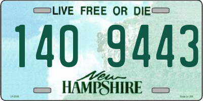 NH license plate 1409443