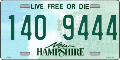 NH license plate 1409444