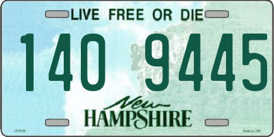 NH license plate 1409445