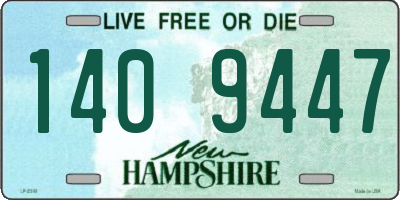 NH license plate 1409447