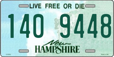 NH license plate 1409448