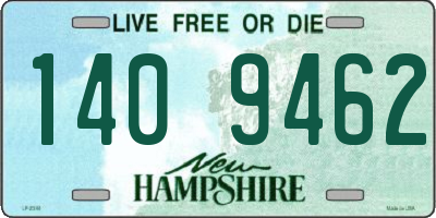 NH license plate 1409462
