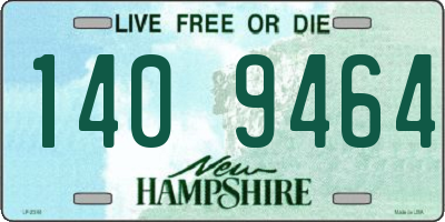 NH license plate 1409464