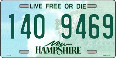 NH license plate 1409469