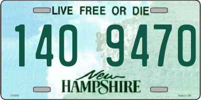 NH license plate 1409470