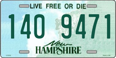 NH license plate 1409471