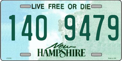 NH license plate 1409479