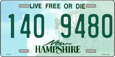 NH license plate 1409480