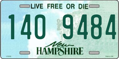 NH license plate 1409484