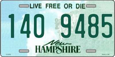 NH license plate 1409485