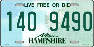 NH license plate 1409490