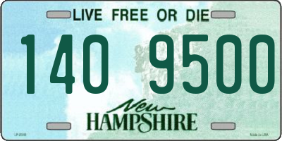 NH license plate 1409500