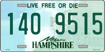 NH license plate 1409515