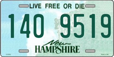 NH license plate 1409519