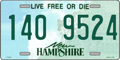 NH license plate 1409524