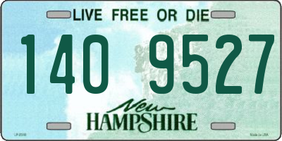 NH license plate 1409527