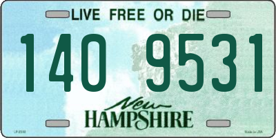 NH license plate 1409531