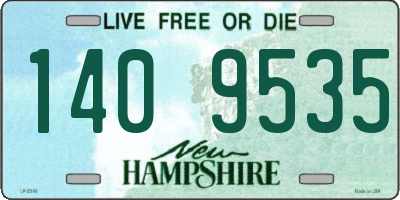 NH license plate 1409535