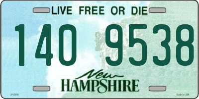 NH license plate 1409538