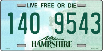NH license plate 1409543