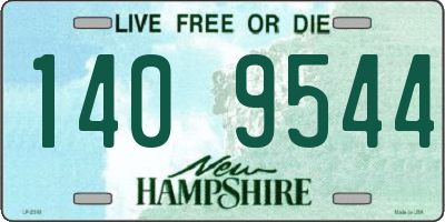 NH license plate 1409544