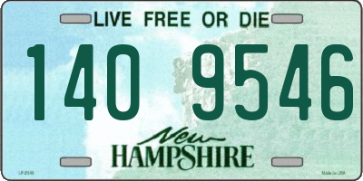 NH license plate 1409546
