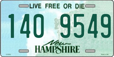 NH license plate 1409549