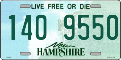 NH license plate 1409550