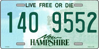 NH license plate 1409552